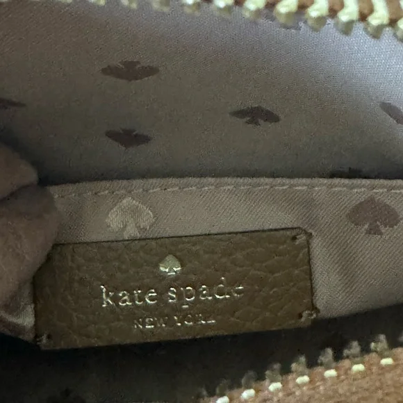 KATE SPADE Kourtney Suede Mustard Crossbody Bag - Picture 8 of 15